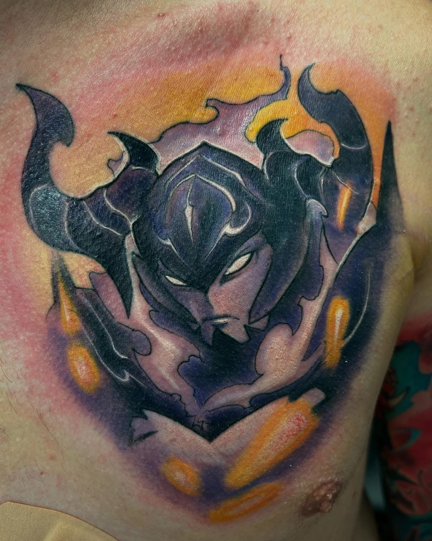 Manga tattoo by Cody Crochet - Cursed Ink Society artistry
